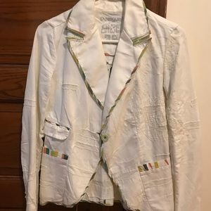 White blazer-Desigual size 38